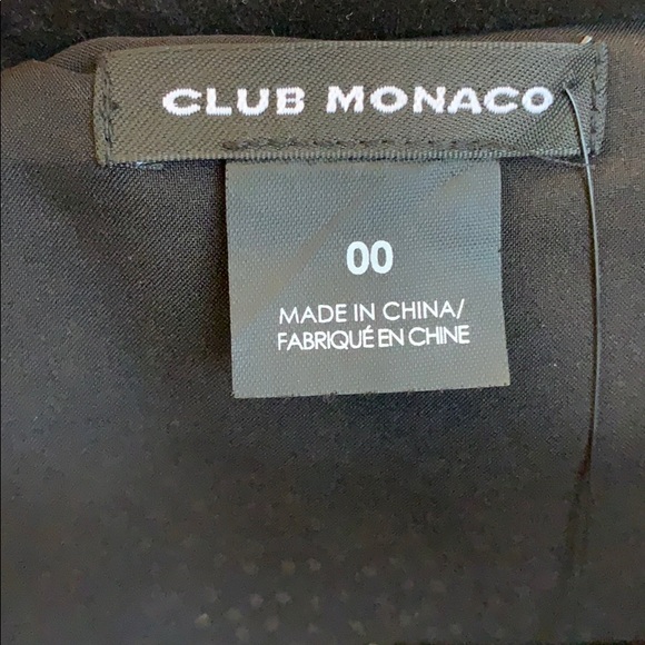 100% Silk Club Monaco Vontella Ruffle Wrap Dress - Picture 5 of 6